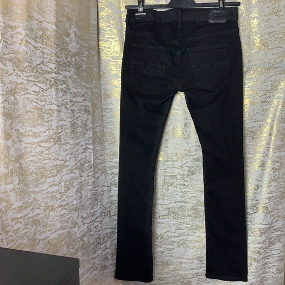 Guess Women’s Black Knee Ripped/Distressed Skinny Jeans Size 30 - Picture 9 of 16